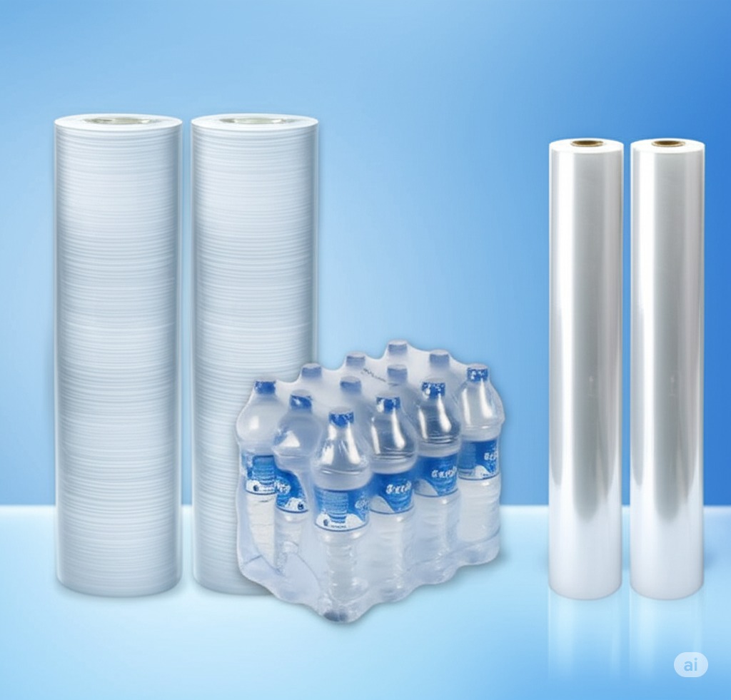 White minimalist flexible packaging bags